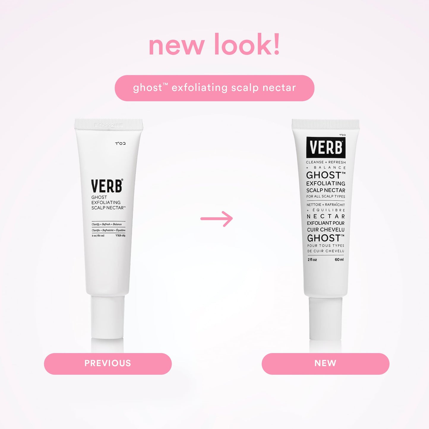 VERB Ghost Exfoliating Scalp Nectar, 2 fl oz - Lightweight Serum - Removes Product Buildup - Vegan, No Parabens or Harmful Sulfates
