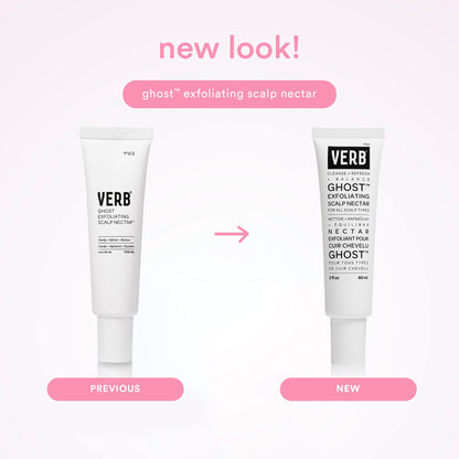 VERB Ghost Exfoliating Scalp Nectar, 2 fl oz - Lightweight Serum - Removes Product Buildup - Vegan, No Parabens or Harmful Sulfates