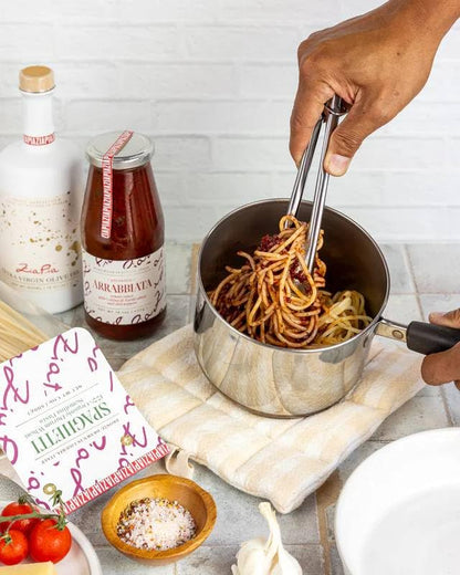 Zia Pia Arrabbiata Tomato Sauce - 15.1 Ounce | Authentic Italian Pasta Sauce | Small Batch | Made in Italy |