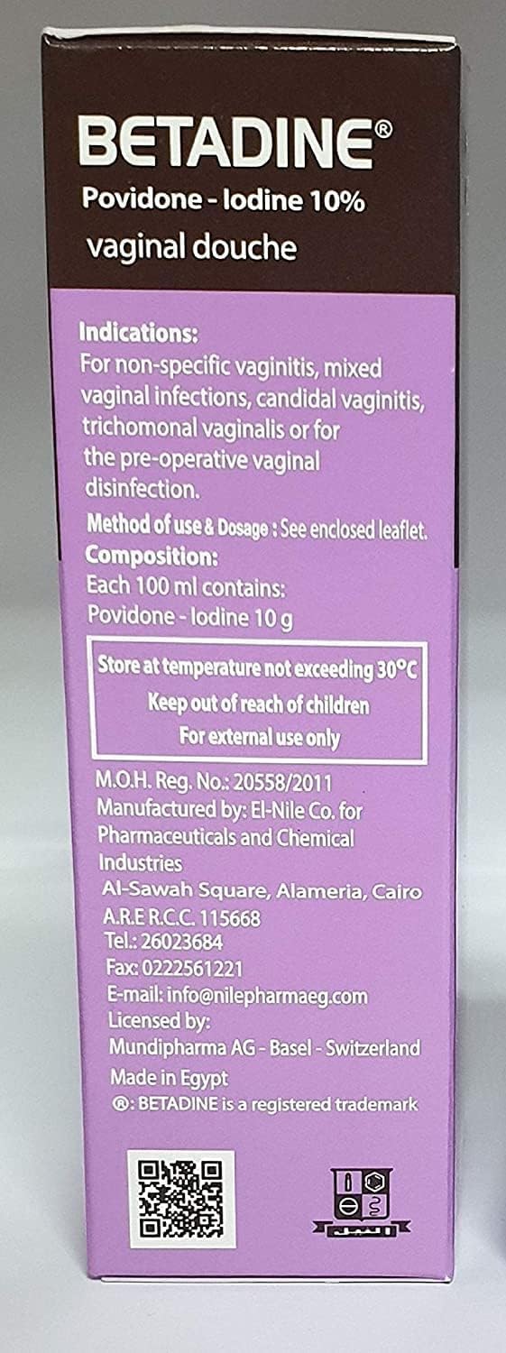BETADIN Vaginal Douchè for Women Care Vajinal Douchè (1 Pack / 120 ml)