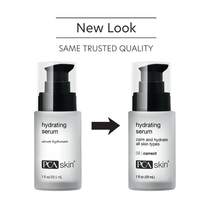 PCA SKIN Hydrating Serum, Sensitive Skin Face Moisturizer, Gently Nourishes and Hydrates Sensitive Skin, 1 fl oz Pump
