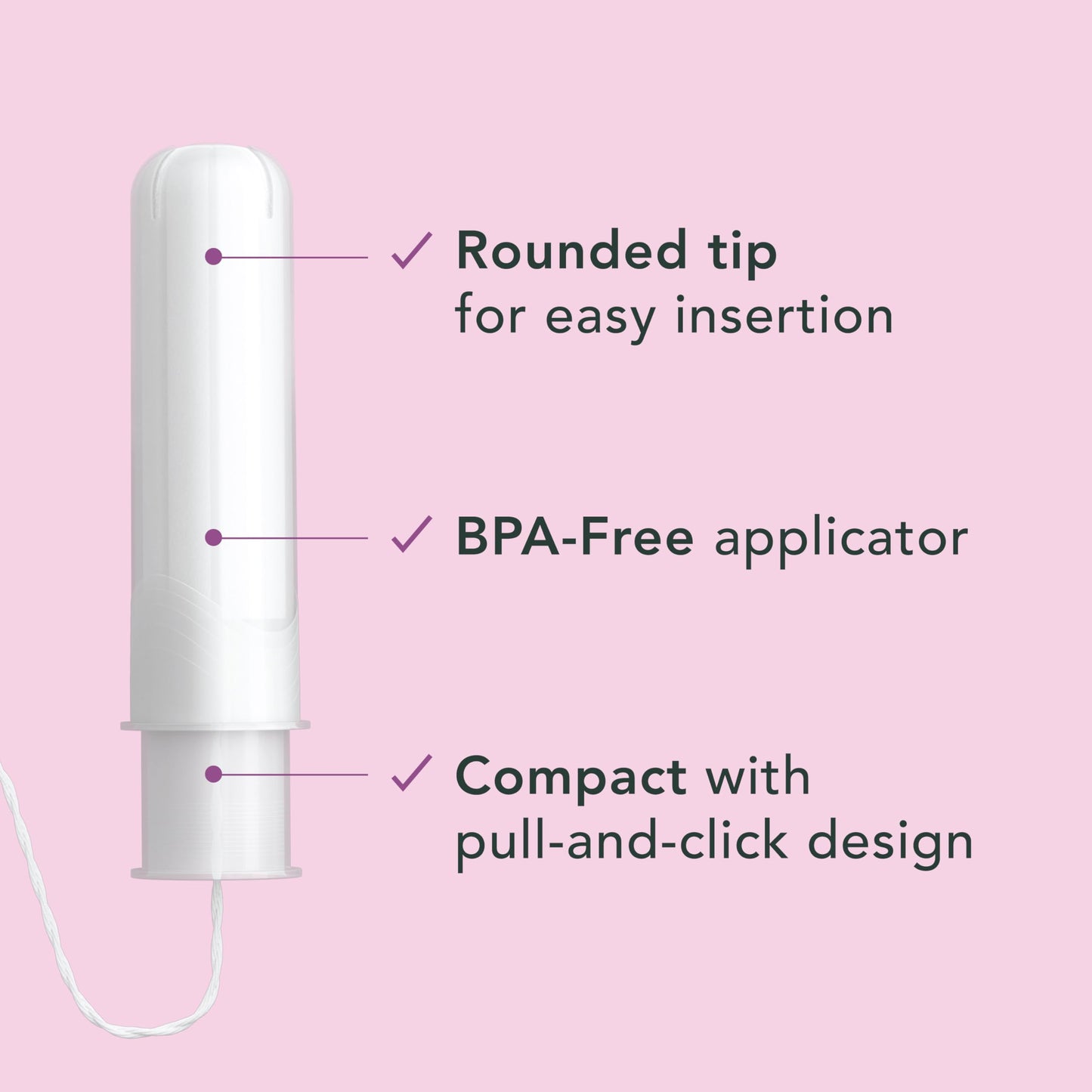 Rael Bundle - Compact Applicator Tampons Made with Organic Cotton, Multipack (Regular & Super, 36 Count) & PMS Supplement for Women (28 Capsules)
