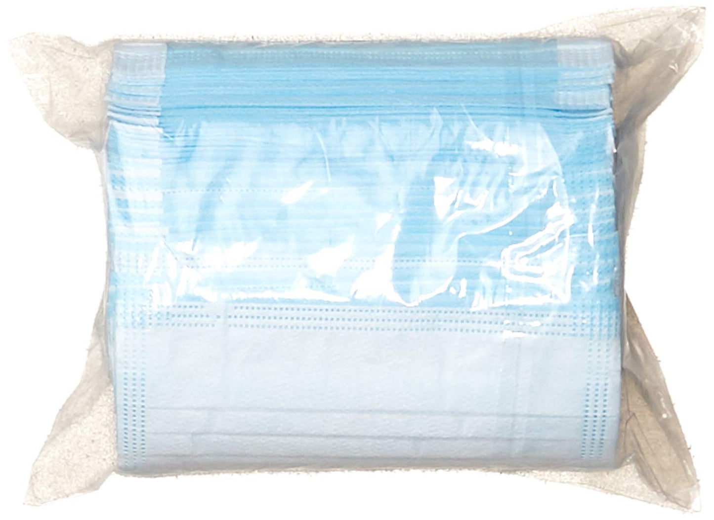 PPE201DMM001 Single Use Pullout Comfort Earloop Disposable Face Mask, Latex Free, Blue, Pack of 50