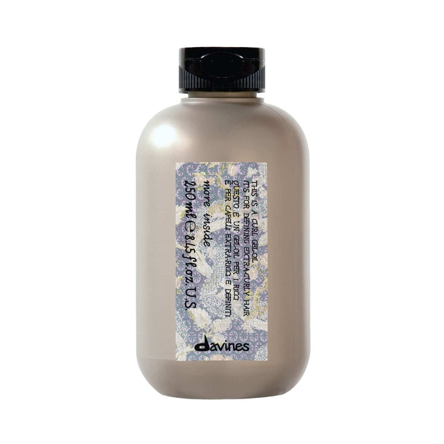 Davines This Is A Curl Gel Oil, Medium Hold Moisture & Definition - Transformative Gel-to-Oil for Curls - Hydrates & Separates for Natural Bounce, 8.45 Fl Oz