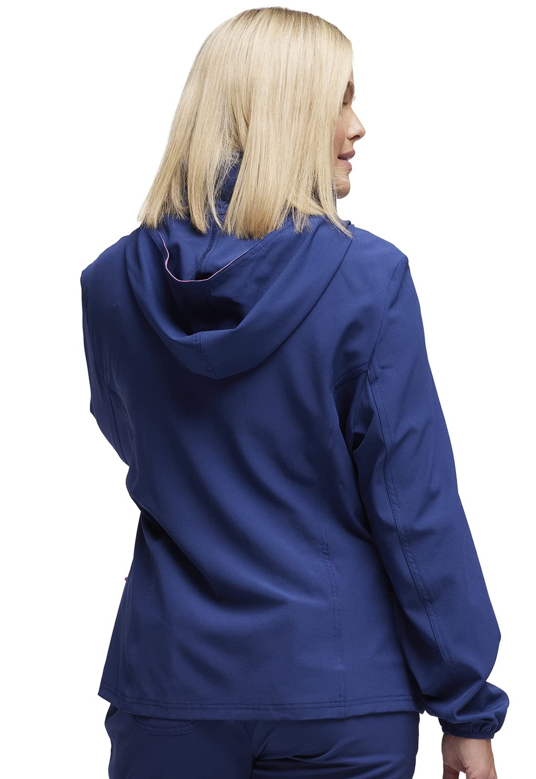 HeartSoul Break On Through Women Warm Up Scrubs Jacket Zip Front 20310