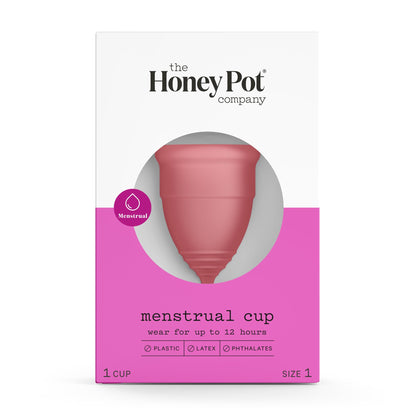 The Honey Pot Company - Everyday Panty Liners for Women - Herbal Infused w/Essential Oils for Cooling Effect & Menstrual Cup - 12 Hour Reusable Protection for Periods - Feminine Care - Size 1