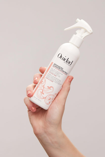 Ouidad Advanced Climate Control Leave In Conditioner for Curly Hair, 8.5 fl oz, Multi-Use Curl Leave In Conditioner & Heat Protectant Spray, Sulfates, Parabens & Cruelty-Free Curly Hair Products