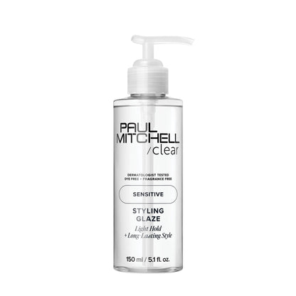 Paul Mitchell Clear Styling Glaze, Fragrance Free, For Sensitive Scalp + Skin, 5.1 fl. oz