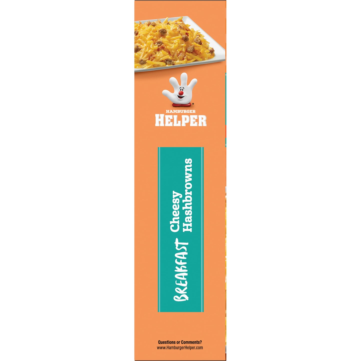 Hamburger Helper BREAKFAST Cheesy Hashbrowns Meal (5.5 oz - 12 Pack) No Artificial Flavors, Ready in3 Easy Steps, Quick Breakfasts for Busy Mornings & Families On-the-Go