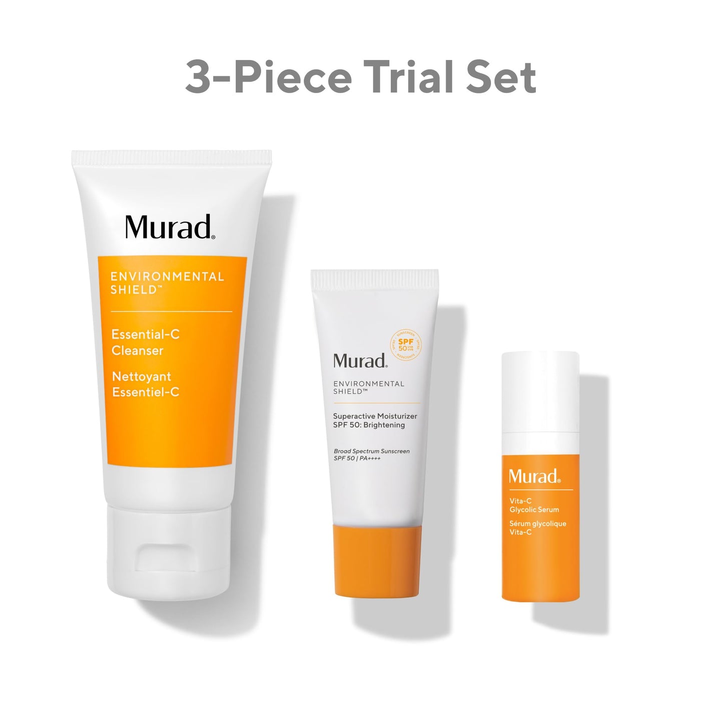 Murad Brighten Trial Kit – Vitamin C Skincare Set for Brighten & Even Tone - Travel-Friendly Kit for Radiant, Even-Toned Skin