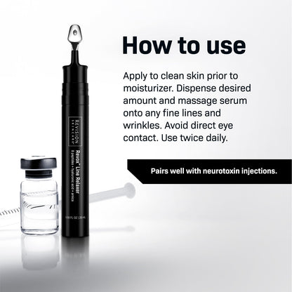 Revision Skincare Revox™ Line Relaxer, Targeted Under Eye Serum with Hyaluronic Acid, Improves Fine Lines and Wrinkles