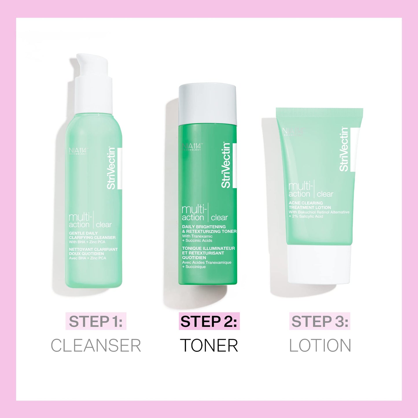 StriVectin Multi Action Clear for Acne and Blemish Prone Skin for Clearer, Smooth and Brighter Skin, Less Breakouts and Pimples for Healthy Looking Skin