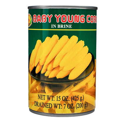 Pickled Baby Corn In Can, Baby Corn Canned In Brine (Pack of 1)
