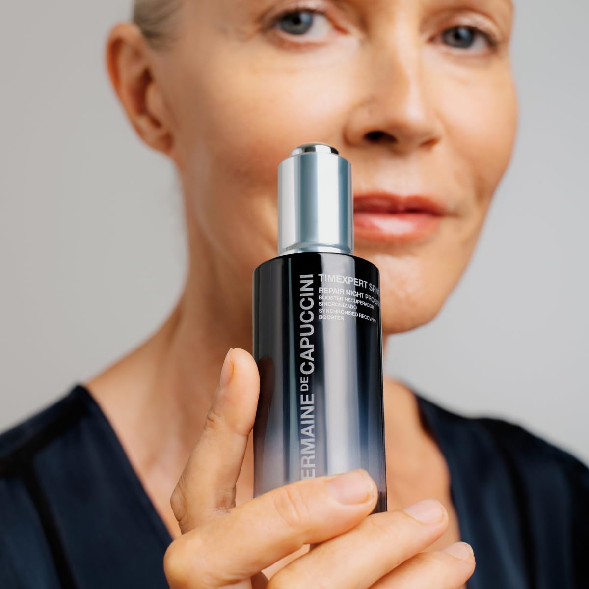 Germaine de Capuccini - Timexpert SRNS Repair Night Progress Serum - Advanced Anti-Aging Booster with Innovative Active Ingredients - Hyaluronic Acid + Vitamin C - Power of Absorption - 1.7 oz