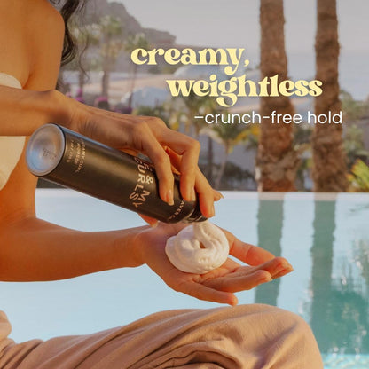 The Beachwaver Co. Me & My Curls Creamy Curl Mousse - Full Size (7 Oz) | Lightweight, Creamy Vegan Mousse For Curls, Coils, and Waves - Defines Natural Texture and Enhances Shine | Bondi Beach Day