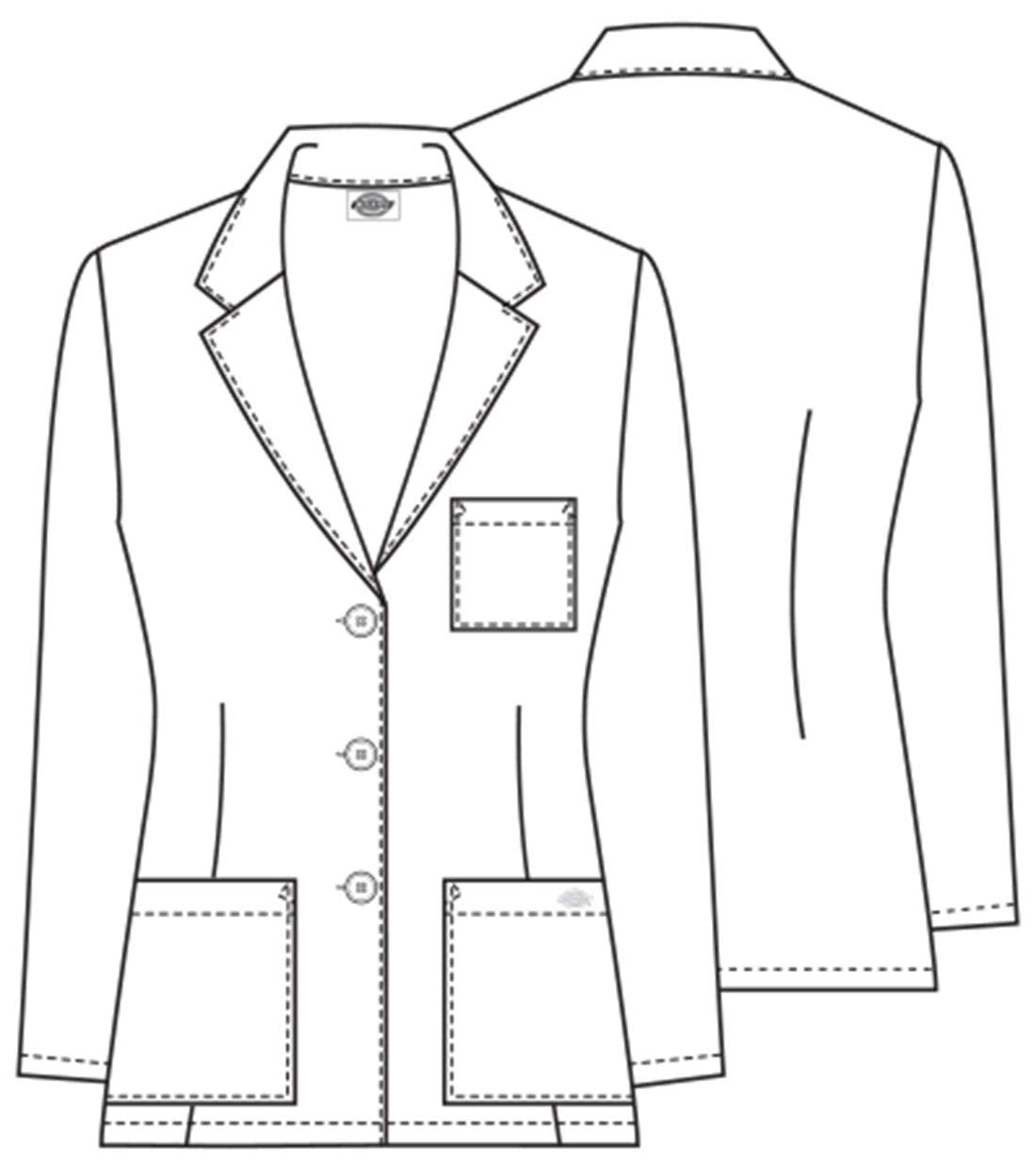 Dickies Women's 28 Inch Lab Coat