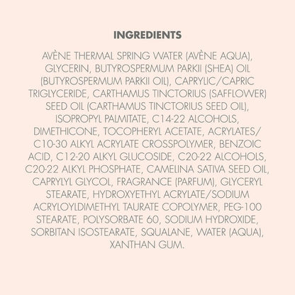 Avène Moisturizing Melt-in Balm, Shea Oil Body Butter, Non-Greasy, Non-Sticky, Quick Absorbing, 8.4 Oz