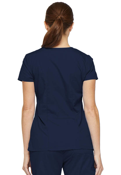 Dickies Scrubs Top for Women, V-Neck Womens Scrub Tops, Contemporary Fit with 4 Pockets - 85906