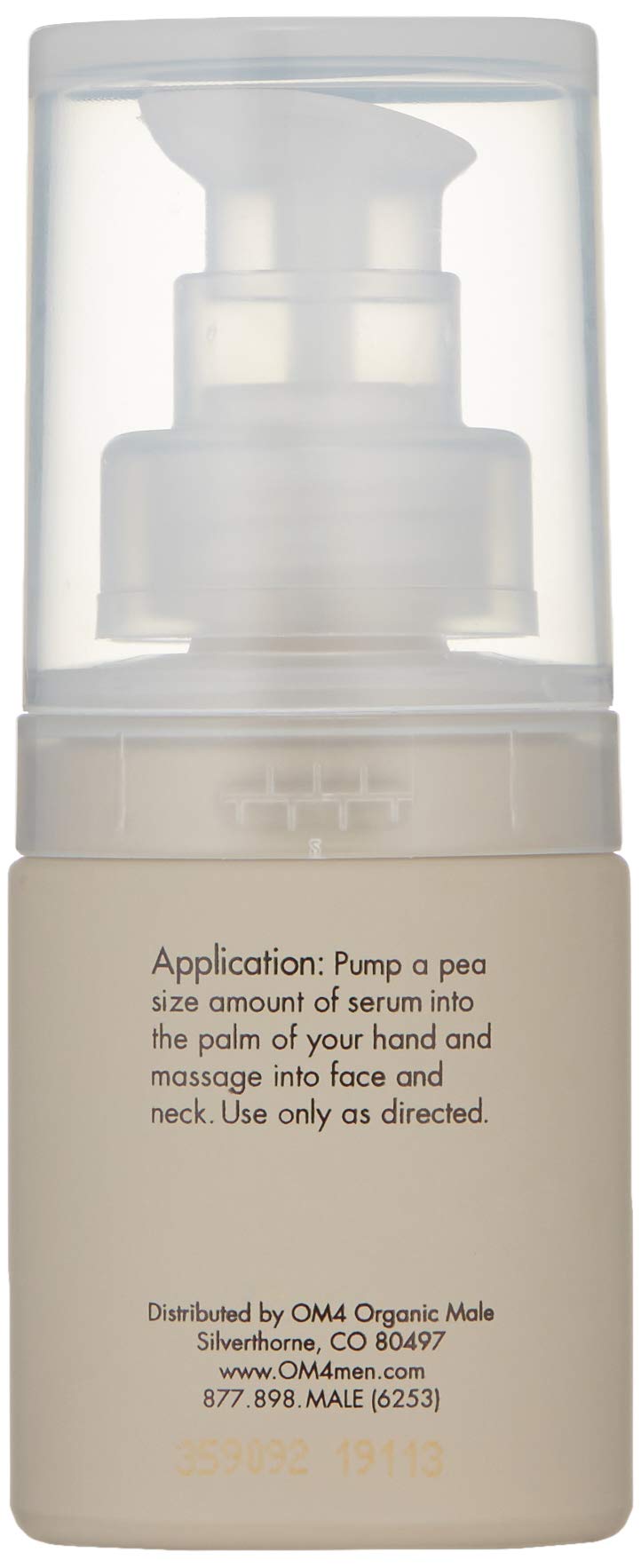 Organic Male OM4 Dry STEP 3: Warm Sands Botanical Youth Serum - Men's Skincare With anti-aging Vitamin C, Aloe Vera, and Hyaluronic Acid