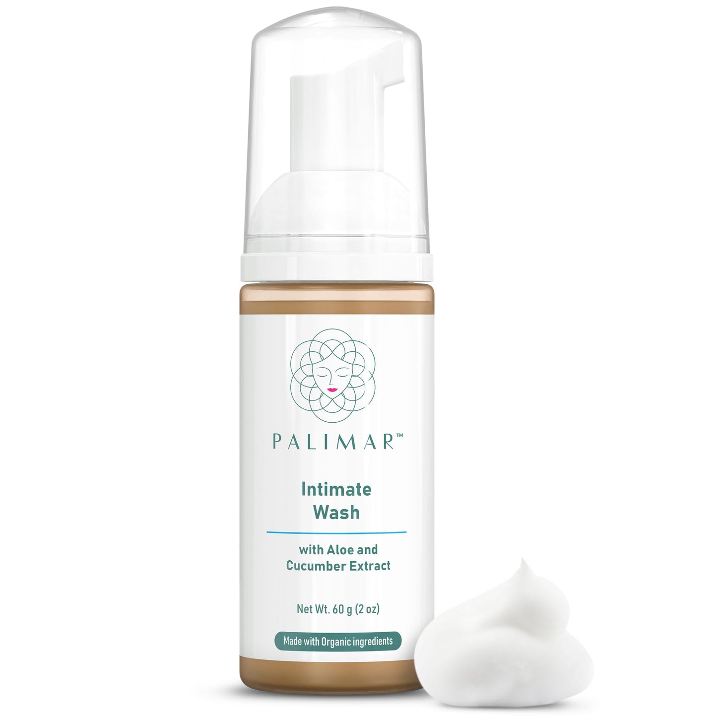 Intimate Wash - Gentle Foam Cleanser for pH Balance Feminine Wash, Hydration, Cooling Effect, Odor Control pH Balance, Natural Ingredient