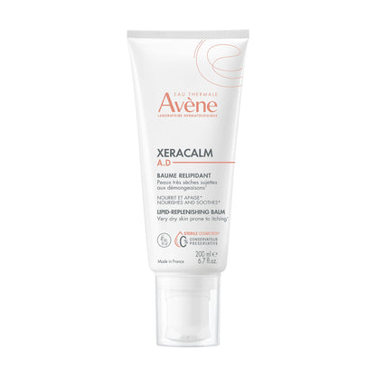 Avène XeraCalm A.D Lipid-Replenishing Balm, Atopic Dermatitis, Eczema-Prone Skin, For dry, itchy Skin, Restore Skin Barrier, Infants, Children & Adults, No Preservatives, Fragrance-Free 6.7 Oz.