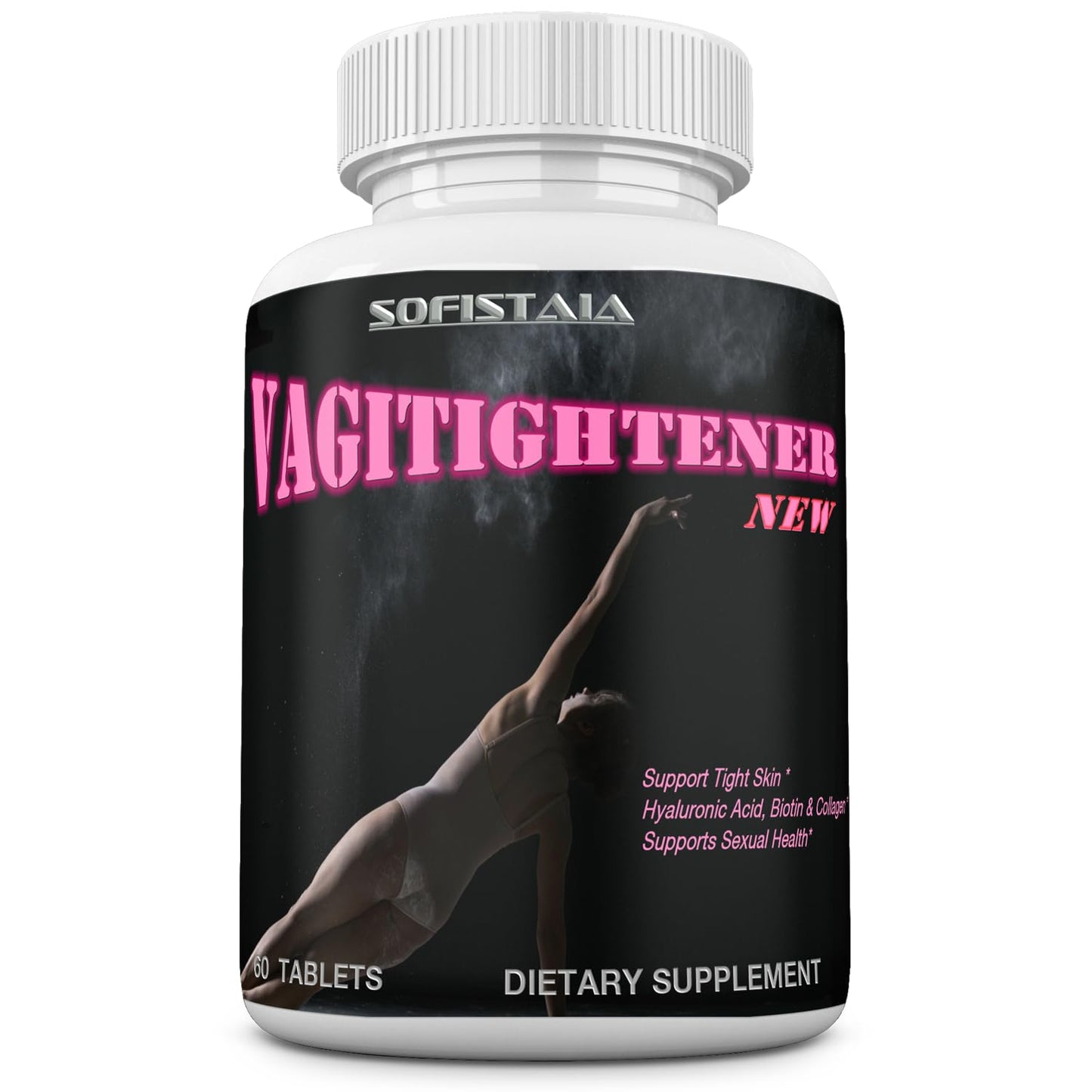 VAGITIGHTENER Natural Vaginal Tightening Pills - Rejuvenation, Lubrication, Tight - 60 Tablets