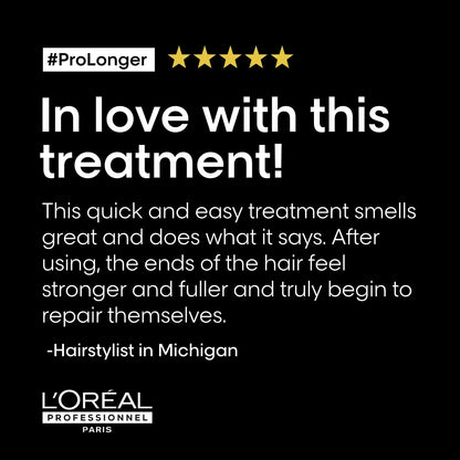 L'Oréal Professionnel Paris Pro Longer Concentrate Treatment - For Thinned Hair, Fills and Visibly Reduces Split Ends, Provides Thicker Hair and Shine