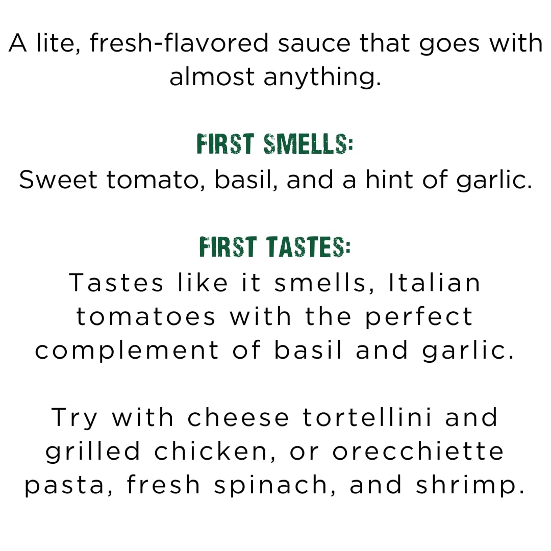 Always Fresh, Two Servings, Tomato Basil Gourmet Pasta Sauce (2-pack), Le Sauce & Co. Imported Italian San Marzano Tomatoes, Tomato Sauce, All Natural, Low Sugar, Fresh Basil, Light Tomato Sauce