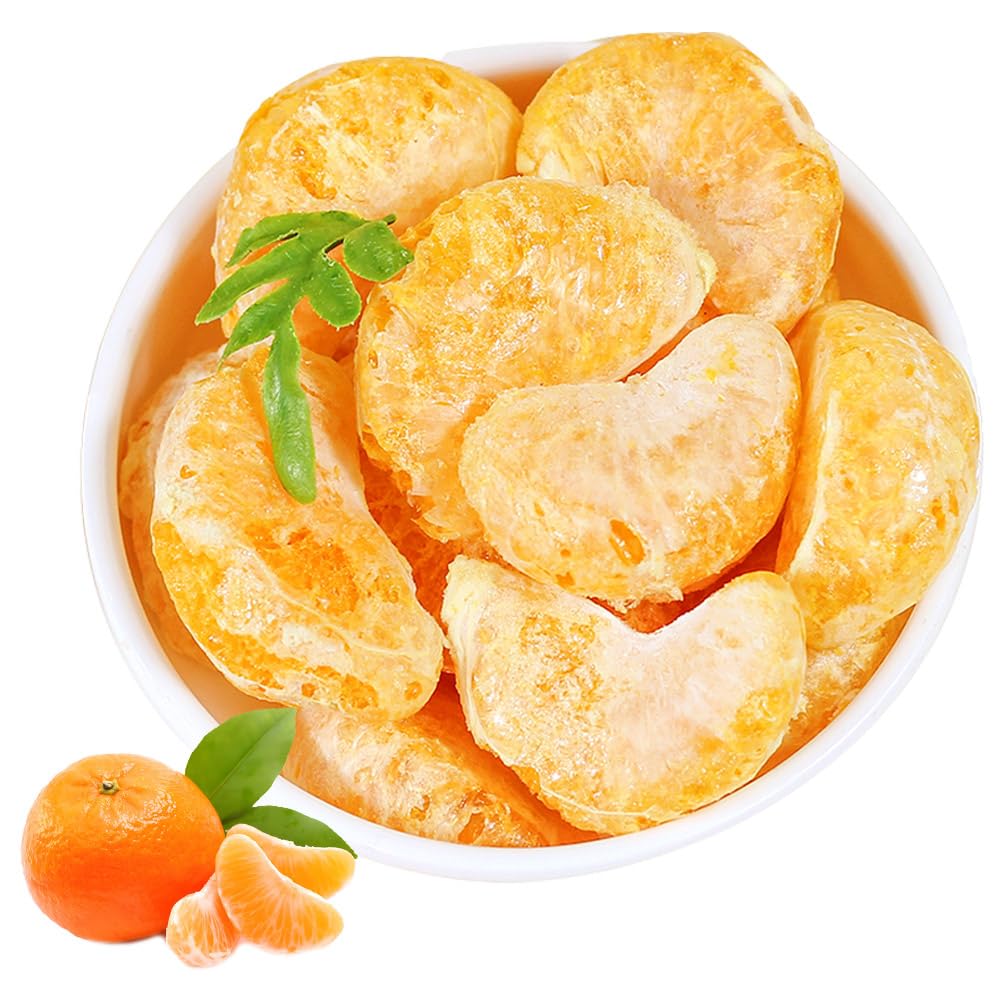 Freeze dried oranges 3.17oz 90g/Oranges lyophilisées， dried tangerines, crispy dried fruits, fruit snacks