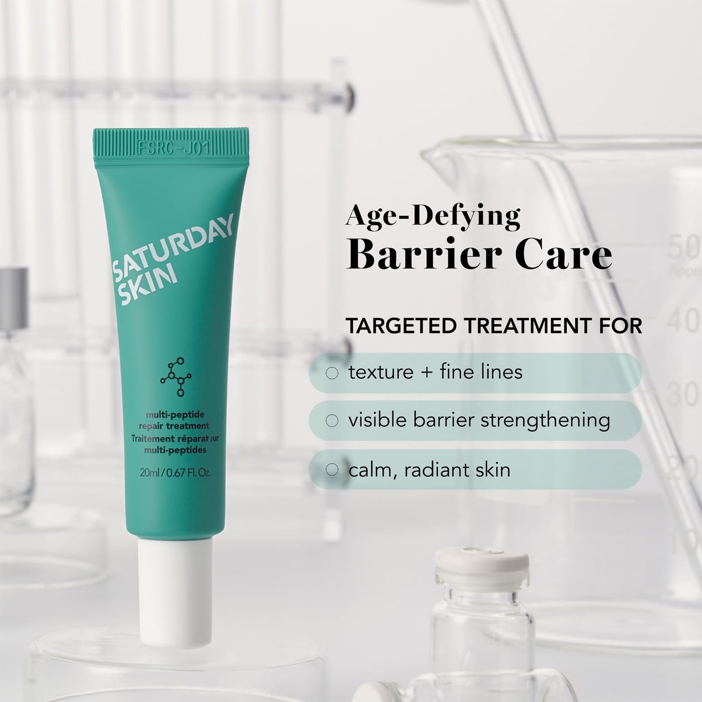 Multi-Peptide Repair Treatment Advanced Anti-Aging Barrier Repair Cream with CHA-Peptosome Technology Ceramides & Panthenol Smooth Fine Lines, Strengthen Skin Barrier Korean Skincare (20ml)