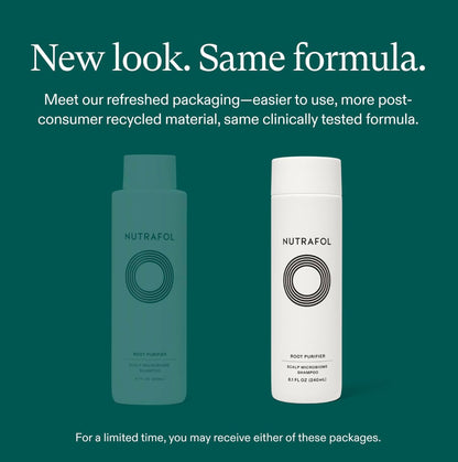 Nutrafol Shampoo, Cleanse and Hydrate Hair and Scalp, Improves Hair Volume, Strength and Texture, Physician-formulated for Thinning Hair, Color Safe, Sulfate Free