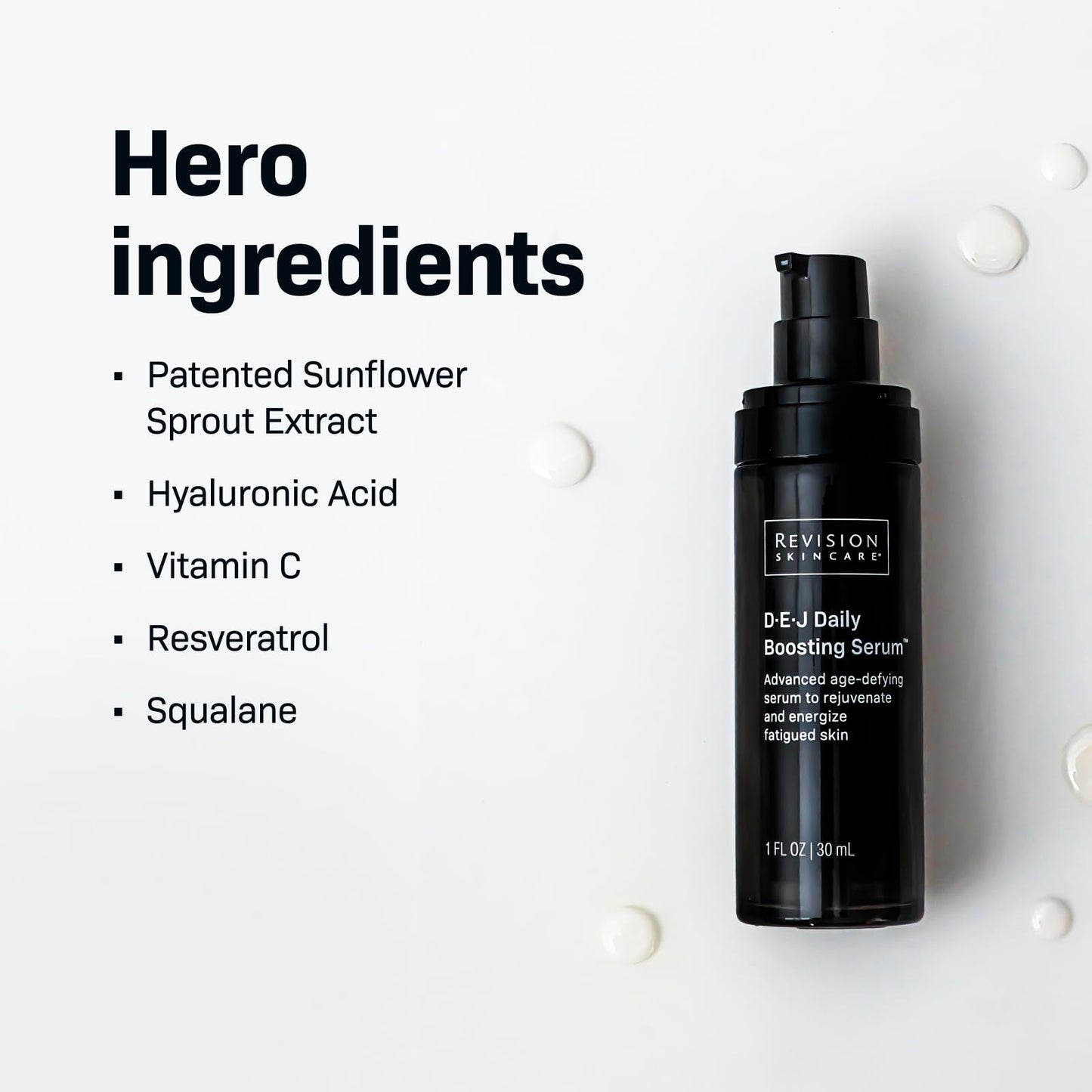 Revision Skincare D·E·J Daily Boosting Serum™, Anti Aging Serum, Reduces Wrinkles, Supports Skin Firmness and Skin Elasticity
