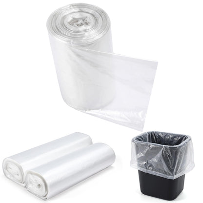 600 Pcs/ 2 Roll Sanitary Napkin Receptacle Liner, Sanitary Napkin Disposal Bags Feminine Hygiene Disposal Bags Women Personal Supplies for Tampon Bathroom, 11.81 x 15.63 Inch