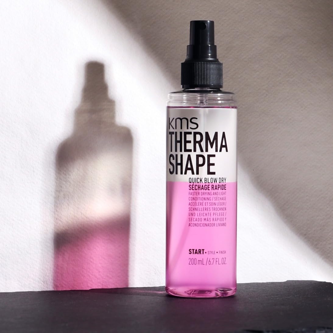 KMS THERMASHAPE Quick Blow Dry Spray for Full, Natural Blow Outs 6.7 oz