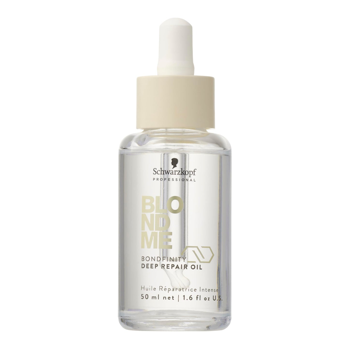 BlondMe Bondfinity Deep Repair Oil for Blonde Hair, 1.6 Fl Oz | Reduces Frizz | Heat Protection | Prevents Breakage |For Blonde, Lightened, & Grey Hair