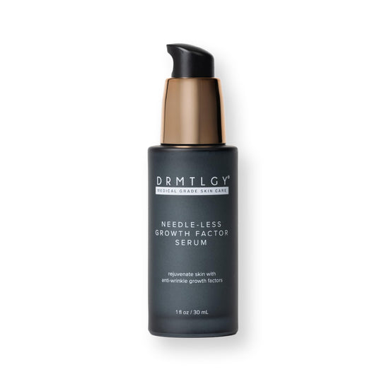 DRMTLGY Needle-less Growth Factor Serum for Face – Multi-Peptide & Hyaluronic Acid Facial Serum, Firming & Lifting, Skin Barrier Support & Wrinkle Care