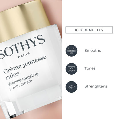 SOTHYS Wrinkle-Targeting Youth Cream | Face Moisturizer for Anti-Aging, Wrinkle Reduction, Youthful Skincare | Normal or Combination Skin
