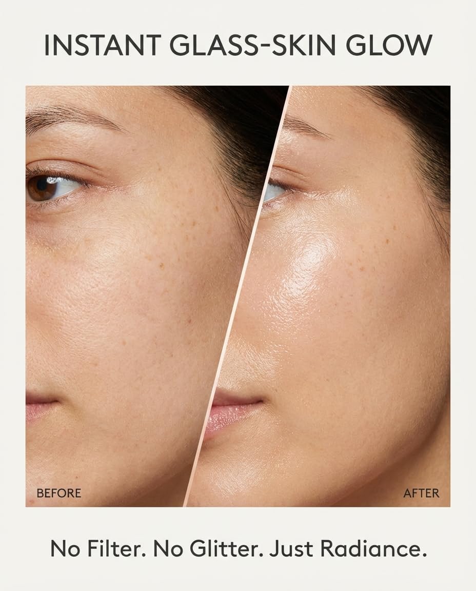 SEACRET Minerals Bio Skin Glow Face Serum, Hyaluronic Acid Serum for Face, Ampoule, 1 Fl Oz / 30 ml