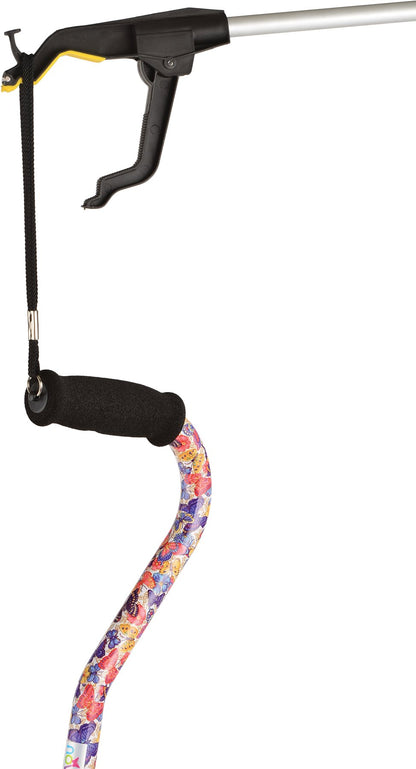 Nova Joy Reacher - Grabber Pickup Tool for Seniors - Lightweight Gripper with Magnetic Tip, Hook, and Rotating Claw - Daily Living Aid for Elderly and Users with Limited Mobility - 32" - One Pack