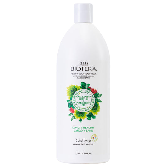 Biotera Long & Healthy Strengthening Conditioner | Strengthens Long, Growing Hair | Microbiome Friendly | Vegan & Animal Test Free | Paraben Free | Color-Safe