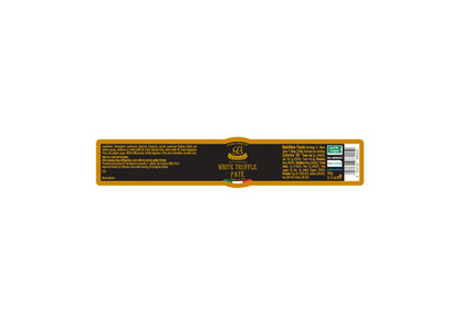 La Rustichella - 100% KOSHER White Truffle Patè - Certified Kosher Recipe - 100% Made in Italy | Vegan, Gluten-Free, Cholesterol-Free (3.17 oz | 90 gr)