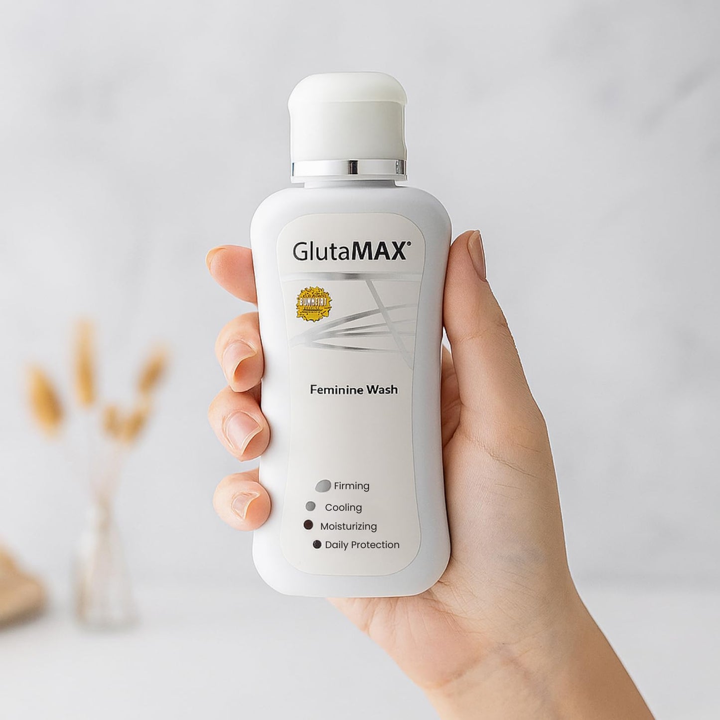 Tone and Firm Feminine Wash, Daily Hygiene with Glutathione Tea Tree and Collagen Intimate Cleanser for Women - 50ml x 3 Bottles