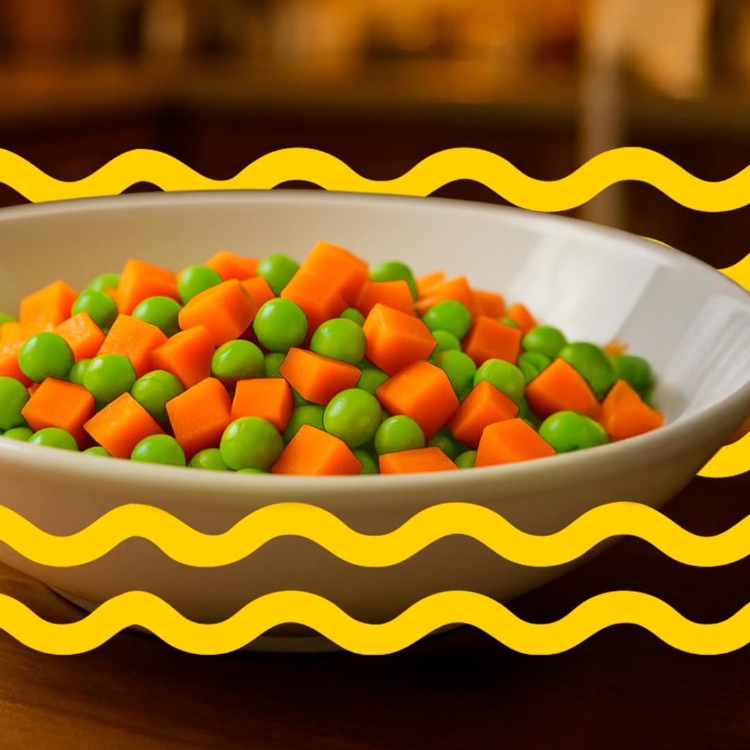 Rica Rondo Peas and Carrots, Canned Vegetables, 15 oz Can (Pack of 12)