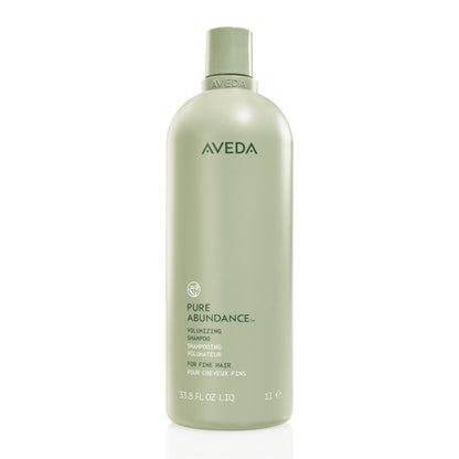Aveda Pure Abundance Volumizing Shampoo | Shampoo For Fine Hair | Removes Product Build-Up And Excess Oil | 4X More Volume* | Notes of Jasmine, Peppermint, Pamarosa and Ylang Ylang