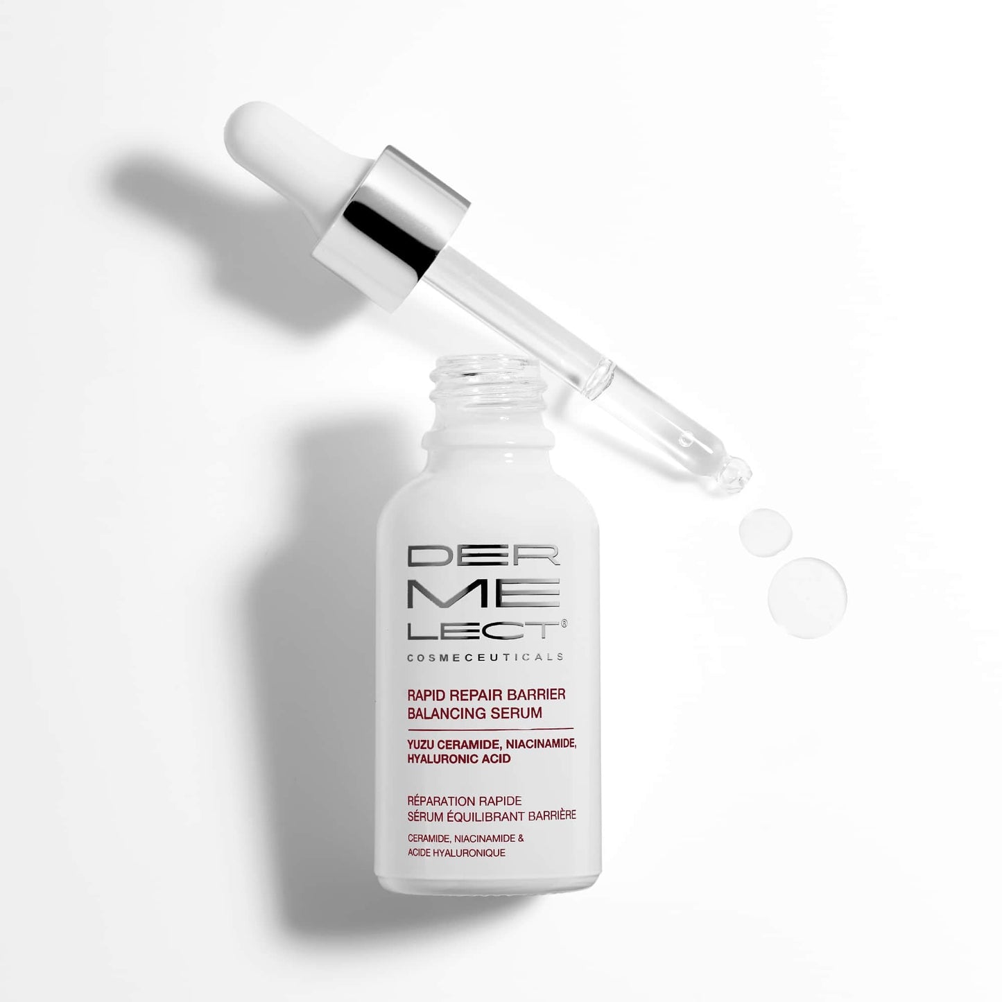 Dermelect Cosmeceuticals Rapid Repair Barrier Balancing Serum – Super-Hydrating Treatment with Niacinamide, Hyaluronic Acid, Prebiotics, & Antioxidants for Smooth, Radiant Skin 1.0 oz