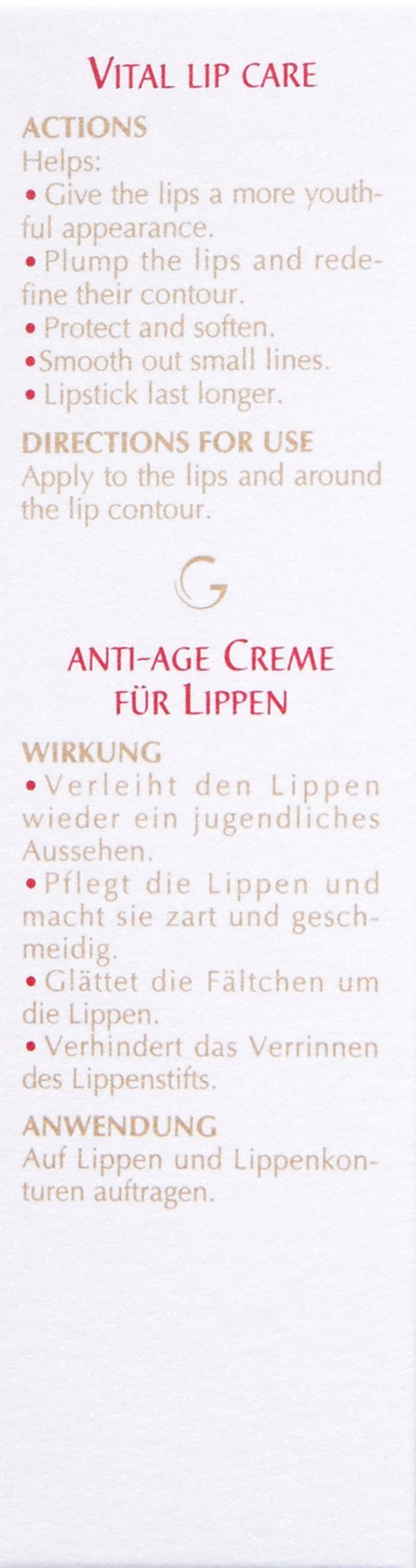 Guinot Longue Vie Vital Lip Care 15ml/0.5 Ounce