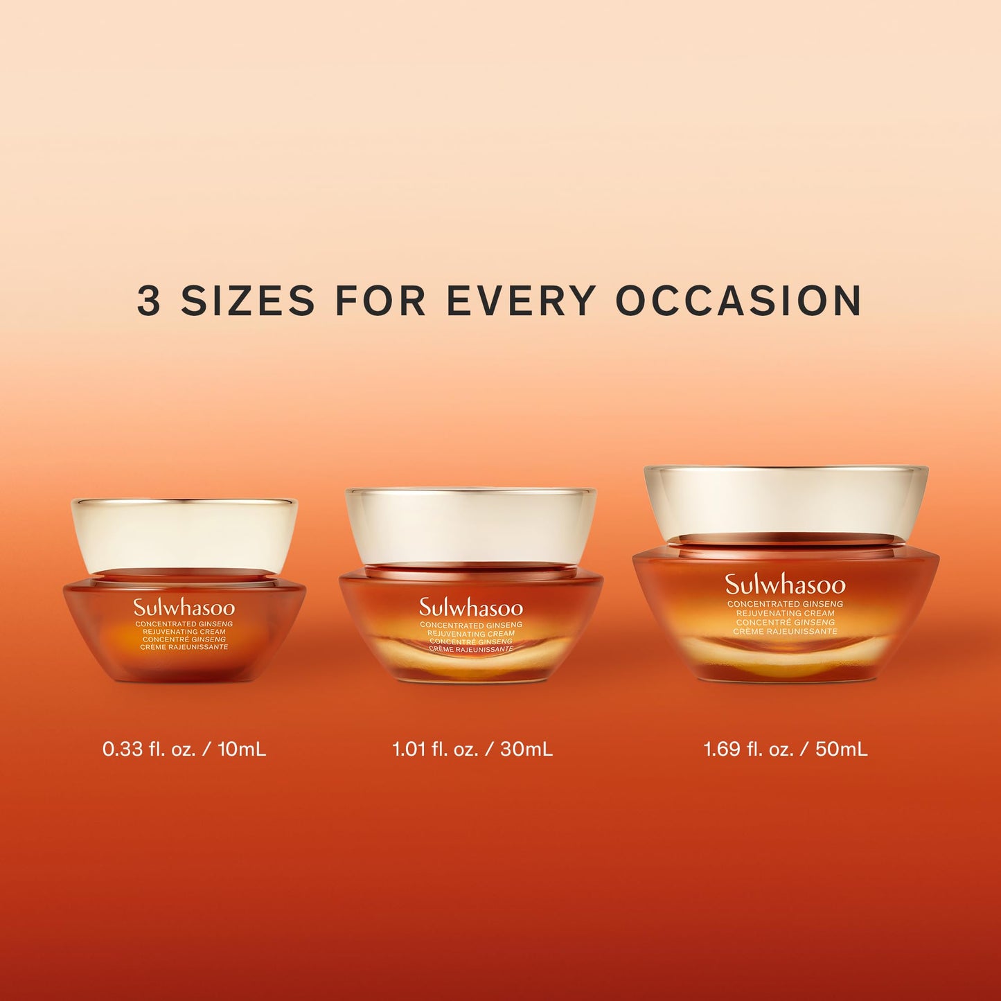 Sulwhasoo Concentrated Ginseng Rejuvenating Cream – Visibly Plump Skin & Wrinkles | Anti-Aging Deep Hydration Moisturizer with Korean Ginseng Actives, Ginseng Peptide™ & Vitamin C | Korean Skincare