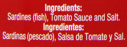 La Sirena Sardines in Tomato Sauce Oval Can, 15 oz