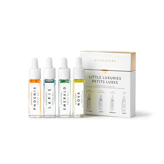 HERBIVORE Minis Gift Set | Best Sellers Skincare Collection Plant-based, Vegan, Cruelty-free