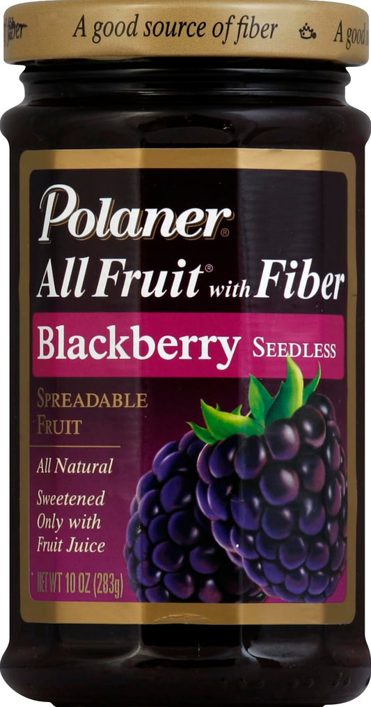 Polaner All Fruit With Fiber Blackberry Seedless Spreadable Fruit 10 Oz